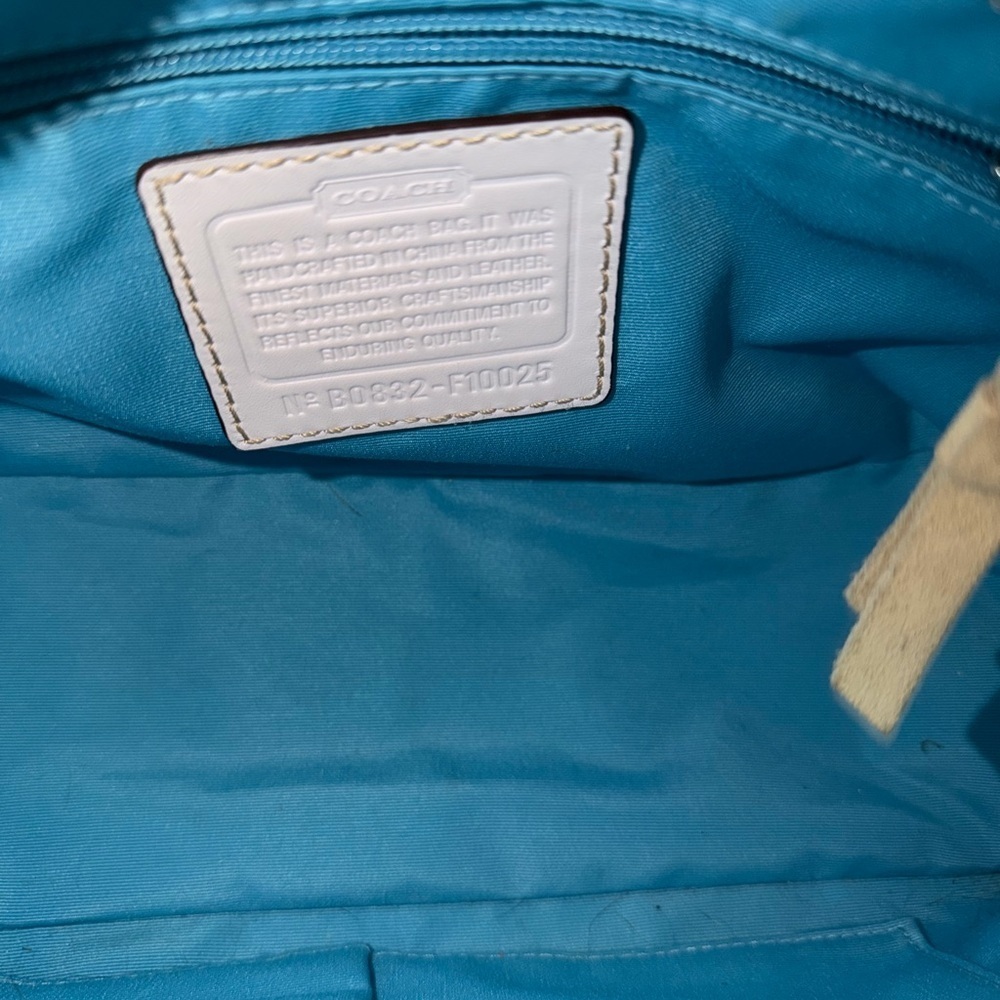 Coach Colorful Striped Tote Bag - Picture 4 of 10